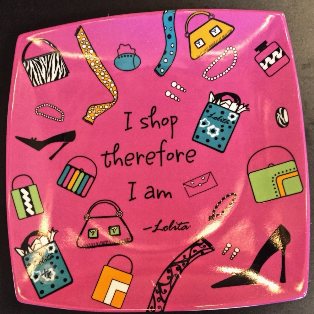 Lolita “Shopaholic Too” Party Plate